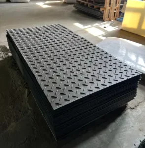 Reusable HDPE Protective Mat, Non-Slip Plastic Ground Protection Mat