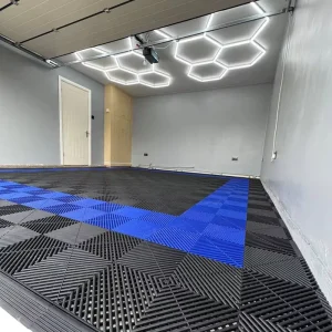 Rigid Modular 1.8mm PP Interlocking Garage Floor Tiles Waterproof Non Slip for Gym and Home
