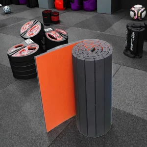 Roll Out Acro Mats Gymnastics 13×13 Wrestling Judo Taekwondo Aikido Grappling Martial Arts Training Mats 1 Piece XPE+PVC
