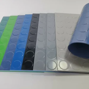 Round Dot Rubber Flooring Wear-Resistant Compression-Proof Fire-Retardant Sound-Absorbing
