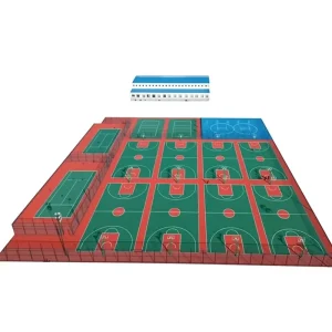 Rubber Basketball Flooring for Stadium Sports Grounds Eco-Friendly Indoor/Outdoor Sports Courts