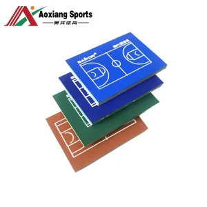Rubber Basketball Volleyball Court Flooring Eco Friendly Anti Slip Shock Absorption Surface Indoor Outdoor Use Easy Installation