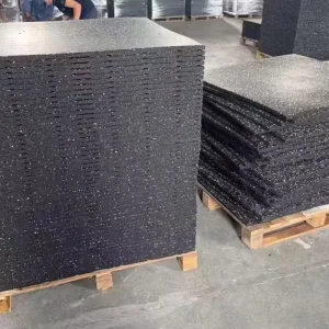 Rubber Floor Mat Noise-Insulating Shock-Absorbing Waterproof Slip-Resistant for Gyms Playgrounds and Sports Areas