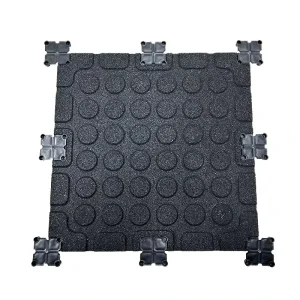 Rubber Floor for Circuit Training Stations 20mm Thick Purpose Surface That Handles Various Exercises