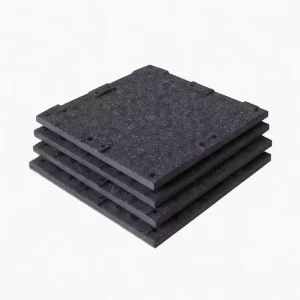 Rubber Flooring Anti-Slip Wear-Resistant for Gym School Workshop Indoor Outdoor Use Easy Install Easy to Clean