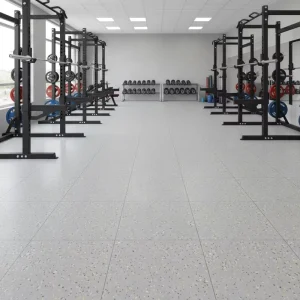 Rubber Flooring Is Suitable for Industrial Spaces Such As Car Workshops and Commercial Areas Such As Supermarkets