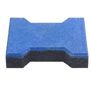 Rubber Flooring Mat Tiles for Safety Walkways, Horse Barns, and Dog Bone Pavers