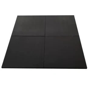 Rubber Flooring Mats 1m*1m Rubber Gym Floor Tiles for Fitness