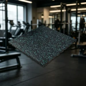 Rubber Flooring Roll 15 50mm High Density Non Slip EPDM Material Gym Home Gym Floors Cutting OEM ODM Bulk