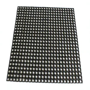 Rubber Flooring Ship Deck Marine Perforated Drainage Mat with Holes Workshop Colorful Lawn Protection Mat