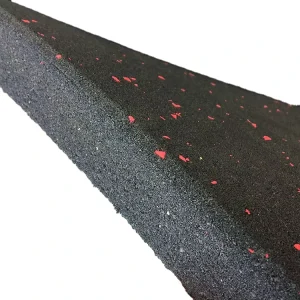 Rubber Gym Floor Mats and Tiles, Shock-Absorbing