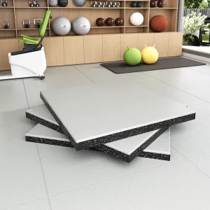 Rubber Gym Flooring Mats Customizable Anti-Skid Sport-Functional Shockproof Protective Indoor