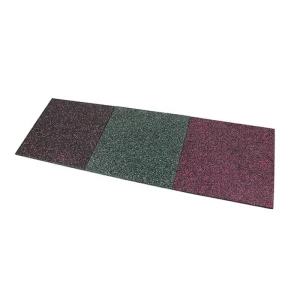 Rubber Gym Flooring Tiles, Interlocking Floor Squares, Non-slip Commercial Fitness Flooring