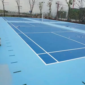 Rubber Indoor Badminton Flooring Court