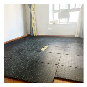 Rubber Mat Gym Flooring Manufacture Non-Slip Dumbbell Sports Rubber Mat Gym Floor Mat Rubber Roll