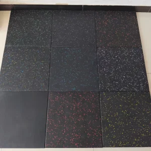 Rubber Mats for Playground Gym and Hall Waterproof Shock-Absorbing Slip-Resistant Safety Flooring Tiles