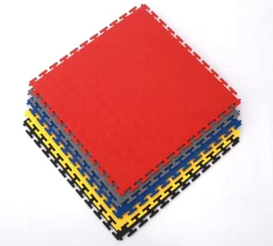 Rubber Pvc Garage Floor Tiles Interlocking Plastic Industrial for Heavy Duty Warehouse Workshop Manufacturer