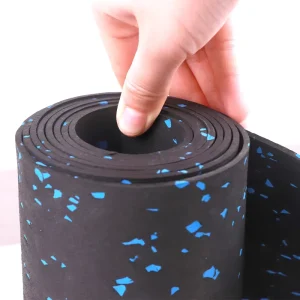 Rubber Roll Anti Skid 3-12mm Thickness Rubber Floor Roll Professional Exercise Mats for GYM Areas
