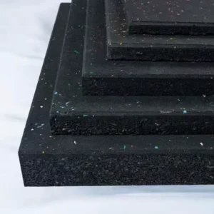 Rubber Shock Absorbing Waterproof Slip Resistant Gym Floor Mat for Fitness Center Garden Hall
