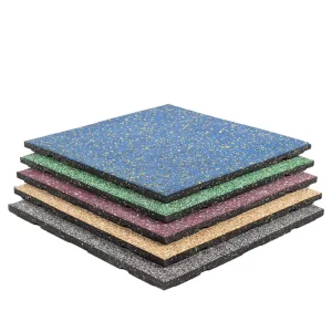 Rubber Sports Floor Non Slip Sound Insulating Gym Mat