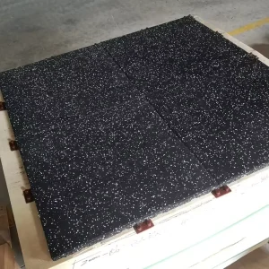Rubber Tiles for Gym Flooring Connected by Clips Rubber Roll for Fitness Room Dance Floor