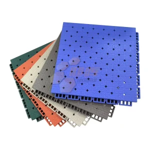 S-01 Customized Color Interlocking Multipurpose Sports Floor Tiles High-Density Modular Basketball Court Soft Rubber TPE FIBA