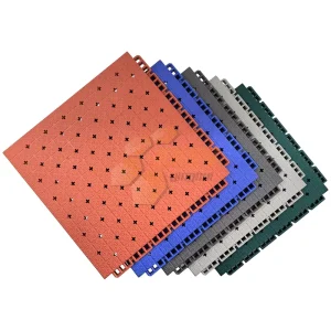 S-01 Durable High Density TPE Fiba Approved Tennis Basketball Badminton Soft Layer Outdoor Sports Court Flooring