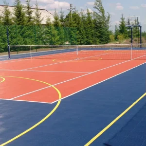 S-01 Excellent Load Capacity External Interlocking Moulds Resistant Sport Tennis Basketball Court Modular Thermoplastic Floor