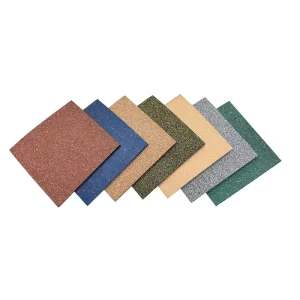 SBR Interlocking Outdoor Rubber Flooring, Colorful Gym Mat