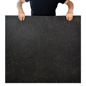 SBR Plastic Rubber Mat for Gym Floor Shock Absorption Cushion