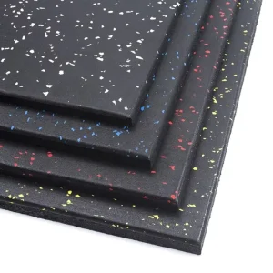 SBR Rubber Gym Mats Elastic Weight Lifting Gym Rubber Flooring Tiles Gym Rubber Floor Mat With Epdm Granules