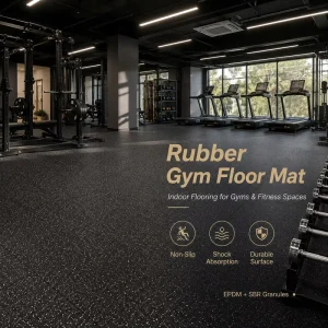 SBR+EPDM Colorful Rubber Gym Floor Mat for Indoor and Outdoor Use