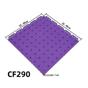 SEBS High Density Interlocking Gymnasium Flooring Tiles for Outdoor School Use Shock Absorbing Anti Slip