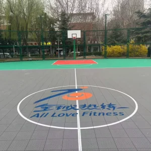 SES Rubber Battle III ProCourt System FIBA 3×3 Certified Outdoor Multi-Sport Flooring 100% Recyclable