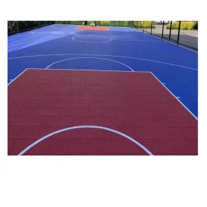 SHINY Bounce Floor 02 34cm*34cm 1.6cm Thick Anti Slip Interlocking Composite Polymer Thermoplastic Elastomer Flooring Sports