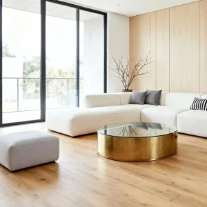 SPC Click Lock Vinyl Plank Flooring 5mm Waterproof PVC Wood Design LVT LVP Click Lock Wood Flooring