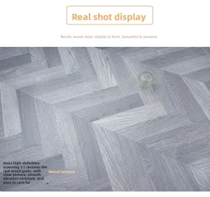 SPC Flooring Moisture-Proof Wood-Look Anti-Slip Wear-Resistant Click-Lock for Office Use