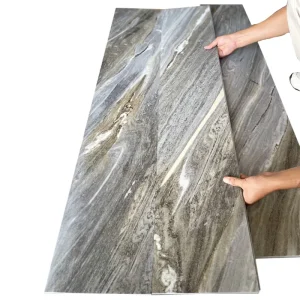 SPC Marble Pattern Indoor PVC Interlocking 6/7/8mm Click-Lock Flooring