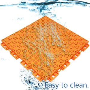 SPC Outdoor Sports Flooring Tiles Click Waterproof for Basketball Courts Sports Venues