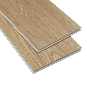 SPC Stone Plastic Click-Lock Flooring Wear-Resistant Waterproof Moisture-Proof Antistatic Wood Grain Finish for Indoor Hotels