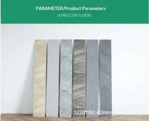 SPC Stone Plastic Click-Lock Flooring for Hotels and Home Renovation DIY Wood Alternative