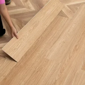 SPC Vinyl Flooring 4mm 6mm 8mm Waterproof 20mil Click-Lock Plain Supermarket Use