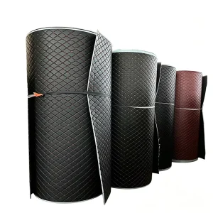 SUV Quilted Leather Car Floor Mats Full Coverage Heavy Duty Off Road Mud Dirt Protection