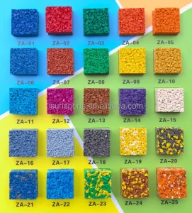 Safety EPDM Rubber Flooring Colorful Durable Rubber Flooring Kids Soft Playground