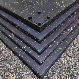 Safety Rubber Floor Tile with EPDM Sparkles