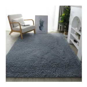 Sala De Estar De Alfombras Esponjosas Fluffy Floor Carpet Pad Bedroom Area Rug Fluffy Rugs Plush Shaggy Faux Rabbit Fur Carpet