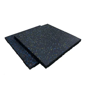 Sample Free Crossfit Rubber Gym Mats Flooring 1m X 1m