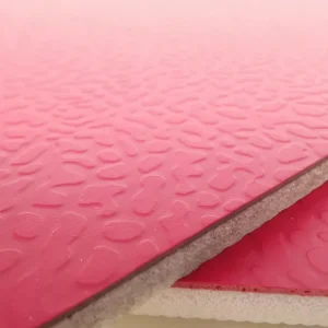 Sample Free PVC Floor Anti Slip Sports Court Basketball Volleyball Court Vinyl Coil Flooring