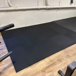 Sanhong Puzzle Fitness Exercise Gyms Protective Flooring Home Gym Rubber Tile Flooring 14Mm Epdm Eva Rubber Gym Mat Tile