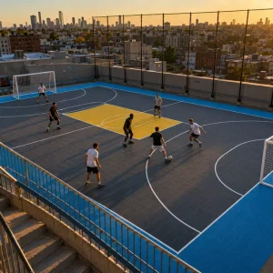 School Futsal Court Flooring PP Interlocking Tiles for Indoor and Outdoor Sports Areas